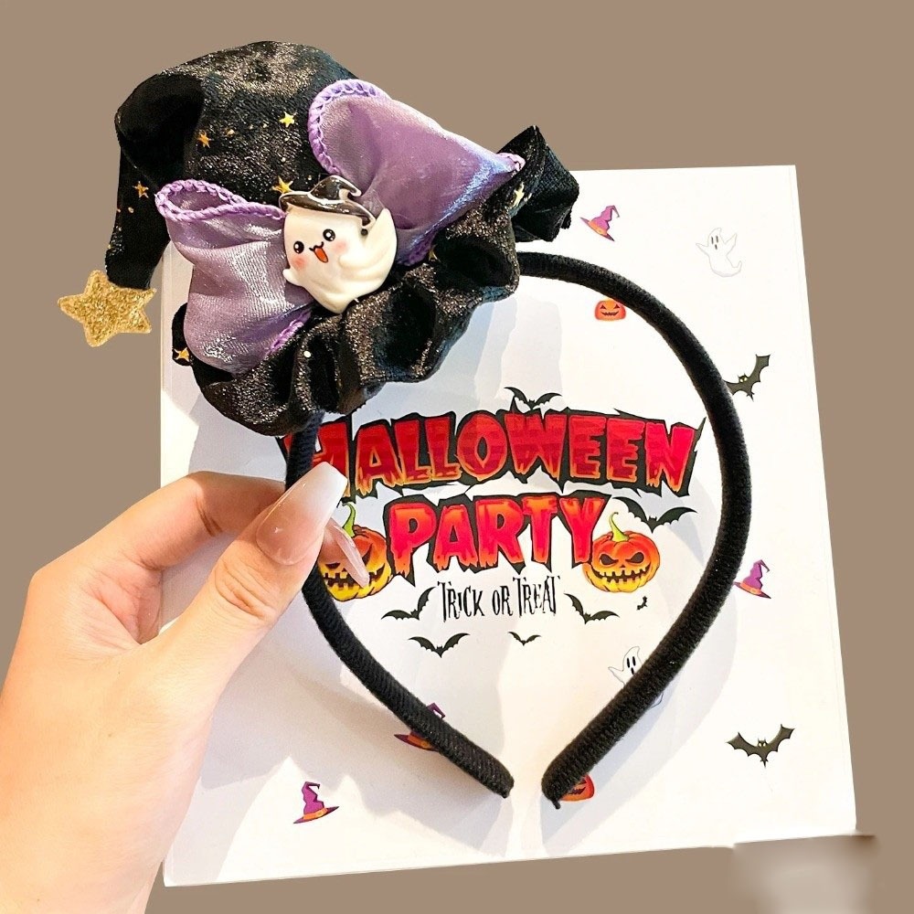 Party Hat Cone - Funny Spider Halloween Headband Pumpkin Ghost
