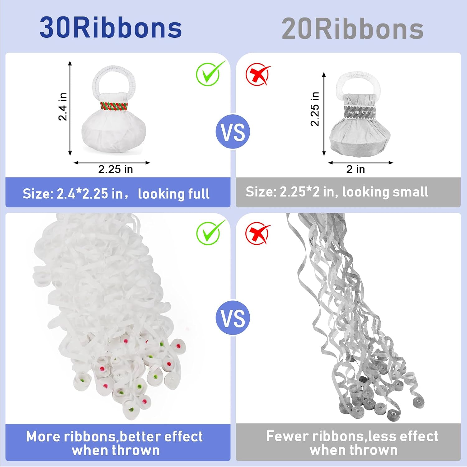 10pcs Hand Throw Streamers Whi - đánh giá và giá Confetti Cannon Tube