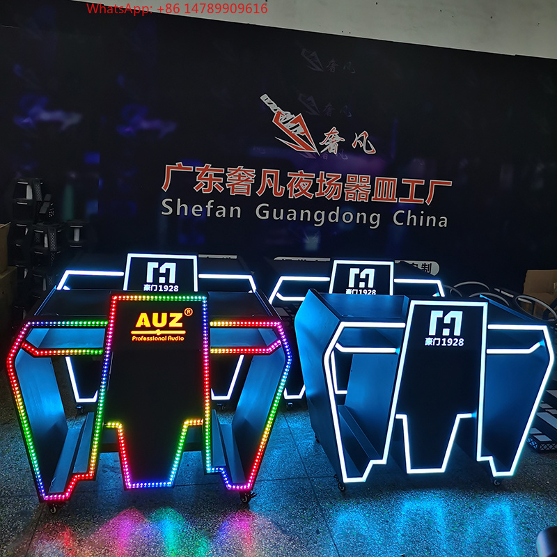 Custom Metal LED DJ Booth Tabl - đánh giá và giá Event Suppliers