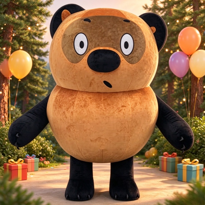 Brown Black Bear Inflatable Ma - đánh giá và giá Event & Party Supply Photos