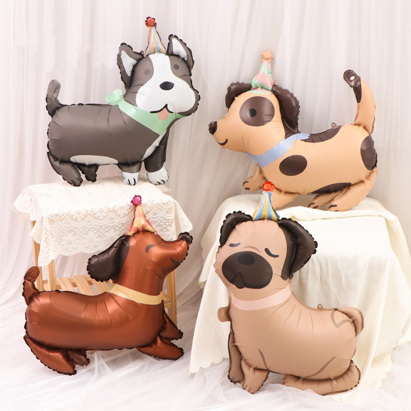 2pcs Matte Cartoon Pet Dogs Bi - đánh giá và giá Balloon Pump Hand