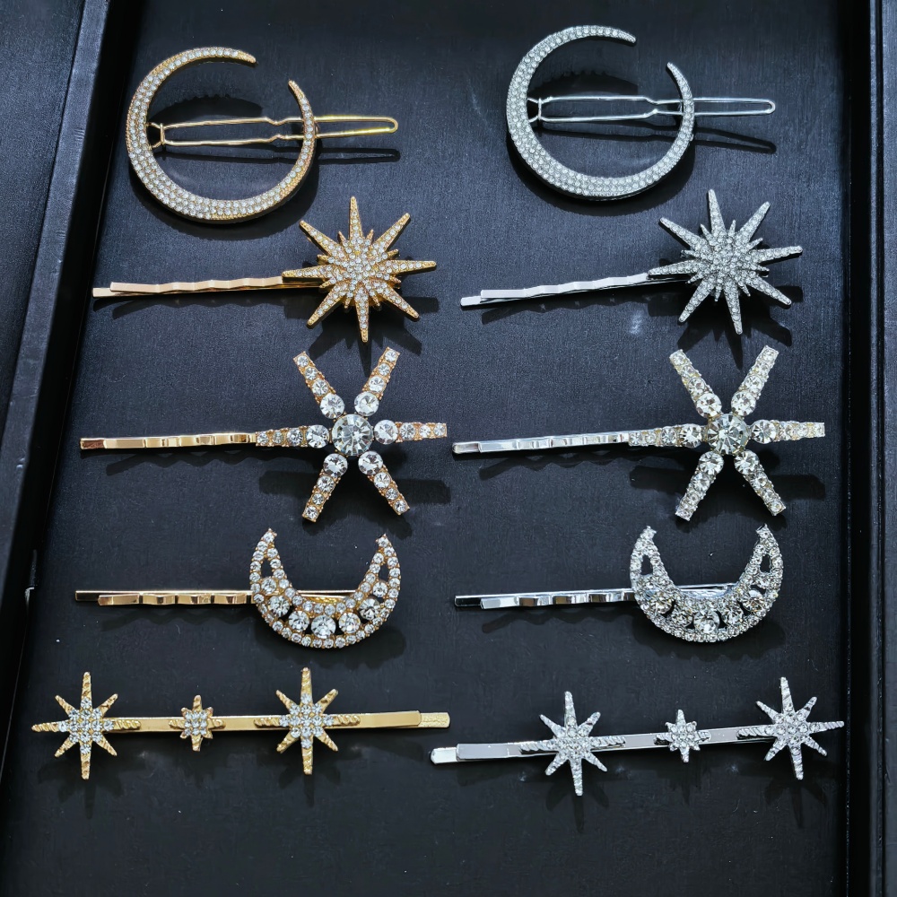 3/4 Pcs Set Crystal Star Hairp - đánh giá và giá Event Suppliers