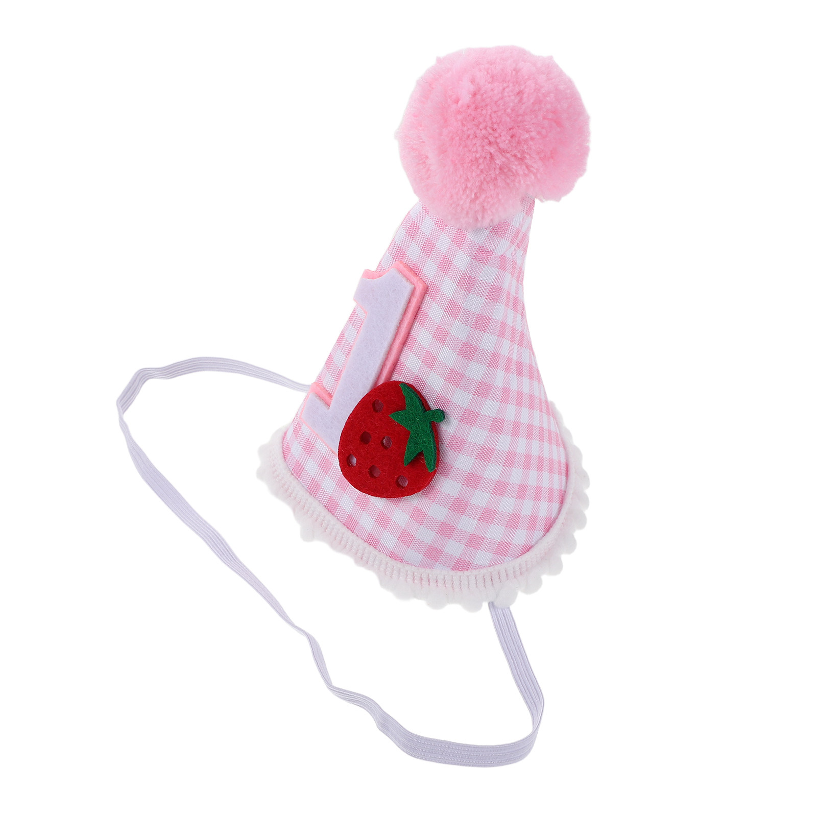 Strawberry First Birthday Hat  - đánh giá và giá Party Hat Cone